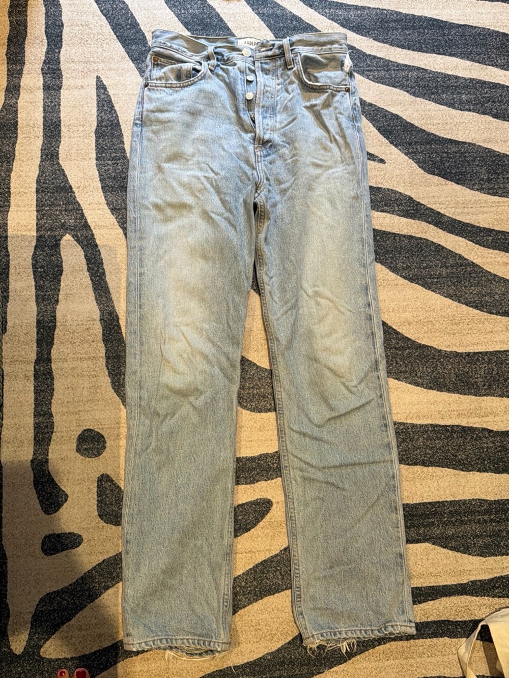 Agolde Light Blue Straight-Leg Men’s Jeans
